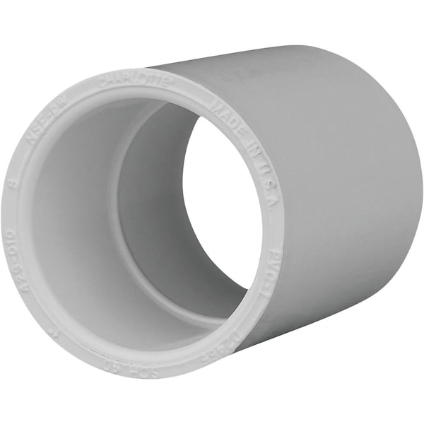 Charlotte Pipe And Foundry 1 In. Sch. 40 PVC Coupling PVC 02100 1000HA - main